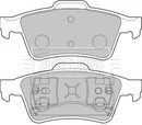 Borg & Beck Brake Pad Set -  BBP1761 fits Vauxhall, Renault, Nissan