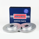 Borg & Beck Brake Disc Pair  - BBD5243 fits Kia Rio III 09/11-