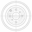 Borg & Beck Brake Drum (Single) - BBR7266 fits Nissan NV200 1.5dCi 10/09-