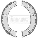 Borg & Beck Handbrake Shoes  - BBS6327 fits Mercedes Sprinter 2t 95-