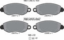Ford, Brake Pad Set - Textar 2357701