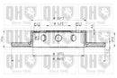 Quinton Hazell Brake Disc - BDC3444