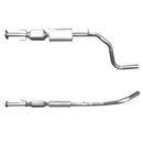 BM Cats Approved Diesel Catalytic Converter - BM80423H with Fitting Kit - FK80423 fits Fiat