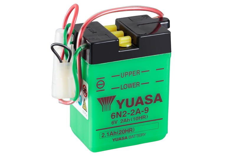 6N2-2A-9 (DC) 6V Yuasa Conventional Battery (5470961598617)