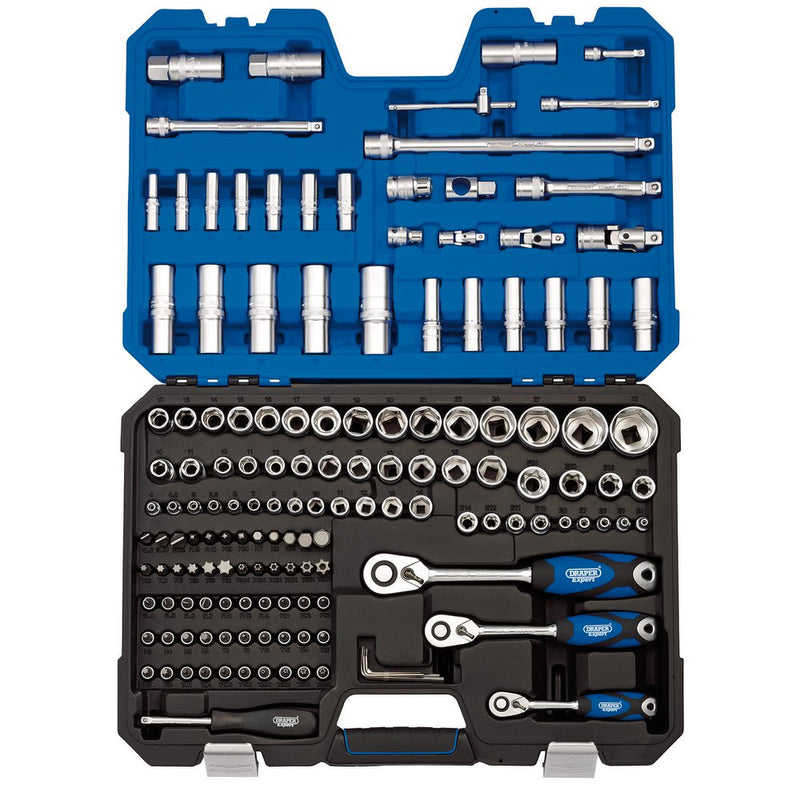 1/4", 3/8" and 1/2" Sq. Dr. Metric Socket and Socket Bit Set (149 Piece)