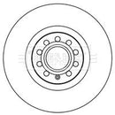Borg & Beck Brake Disc Pair  - BBD4733 fits Audi A6 4.2 Quattro 00-03