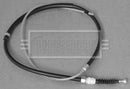 Borg & Beck Brake Cable- LH Rear -BKB3150