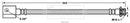 Borg & Beck Brake Hose  - BBH7696 fits Infiniti G,Nissan 370Z (Z34)