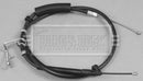 Borg & Beck Brake Cable- LH Rear - BKB3053 fits Freelander II 10.06-