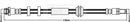 Borg & Beck Brake Hose  - BBH8401 fits Volvo XC70 II 08/07-