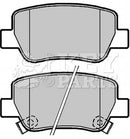 Key Parts Brake Pad Set - KBP2099 fits Toyota Avensis (T27) 09-