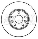 Key Parts Brake Disc Pair  - KBD4780 fits Renault Laguna 2.0, 2.0dCi 07-