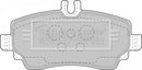 Borg & Beck Brake Pad Set -  BBP1752 fits Mercedes Vaneo  02-