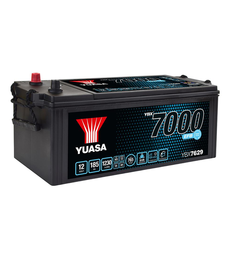 Yuasa YBX7629 EFB Super Heavy Duty Battery - 629