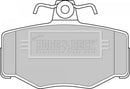 Borg & Beck Brake Pad Set -  BBP1673 fits Nissan Primera 1990-