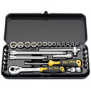 Elora Metric Socket Set, 1/4" Sq Dr (31 Piece)