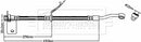 Borg & Beck Brake Hose Part No -BBH8521