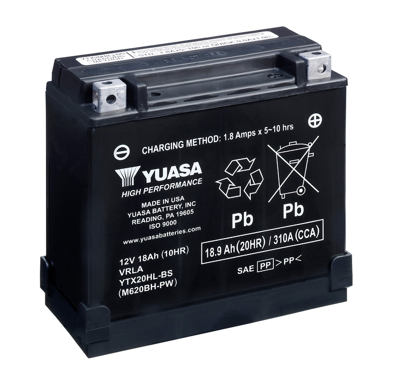 YTX20HL-BS-PW(CP) 12V Yuasa High Performance MF VRLA Battery (5470960058521)