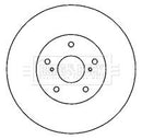 Borg & Beck Brake Disc Pair  - BBD4805 fits Lexus IS220 05-
