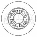 Key Parts Brake Disc Single  - KBD5718S fits Iveco Daily 35, 40 99-06