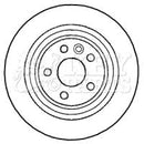 Key Parts Brake Disc Pair  - KBD4587 fits Ford Galaxy/S-Max 06-