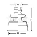 Borg & Beck Cv Joint Boot Kit  - BCB2776 fits Citroen Xsara - Inner