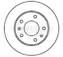 Borg & Beck Brake Disc Pair  - BBD4283 fits Kia Sedona 99-