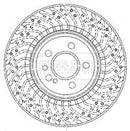 Borg & Beck Brake Disc Single  - BBD5782S fits Mercedes S55 AMG Komp 06/02-