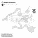 Borg & Beck Turbo Hose I-Ring Part No -BTH1289