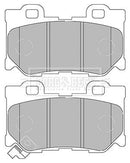 Borg & Beck Rear Brake Pad Set - BBP2434 fits Nissan 370Z (Z34) 09-