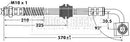 Borg & Beck Brake Hose  - BBH7070 fits Kia Carnival II(GQ)