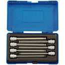 Hexagonal Socket Bit Set, 3/8" Sq Dr (7 Piece)