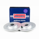 Borg & Beck Brake Disc Pair  - BBD5302 fits Mazda CX-5 11-,Mazda 6(GJ)13-