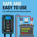 Ring 8Amp Smart Battery Charger UK - RSC808 - RSC808