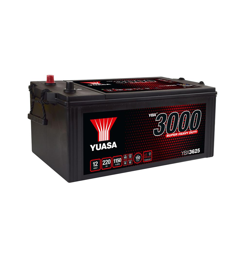 Yuasa YBX3625 Super Heavy Duty Battery - 625