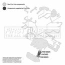 First Line Intake Manifold Hose  - FTH1123 fits VAG Passat 1.4 1.6 1.8 97-05