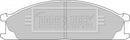 Borg & Beck Brake Pad Set - BBP1486 fits Nissan Pick-Up (D22) 5/98-08