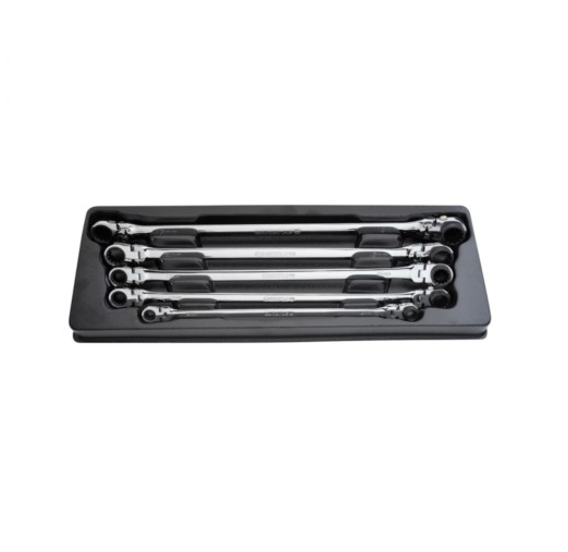 Carlyle 5 Piece Double Box Flex Ratcheting Wrench Set (5496256397465)