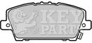 Key Parts Brake Pad Set - KBP1986 fits Honda Civic VIII 06-