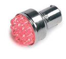 Ring 12V BA15S 19 LED Red (x2)