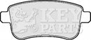 Key Parts Brake Pad Set - KBP2124 fits Renault Megane III 08-