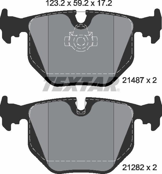 BMW Land Rover, Brake Pad Set - Textar 2148703