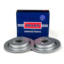 Borg & Beck Brake Disc Pair  - BBD4533 fits Land Rover Disco 3/4, RR Sport