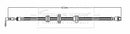 Borg & Beck Brake Hose  - BBH8777 fits 5,6 Series 2015>