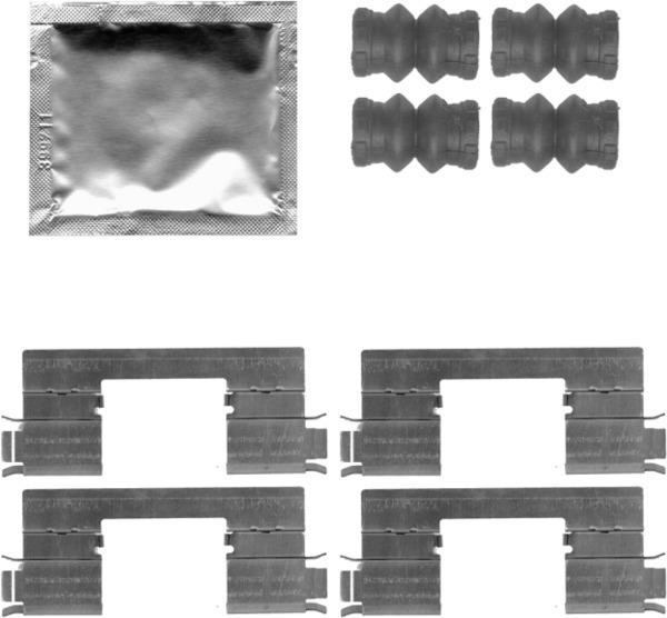 Textar Brake Pad Fitting Kit - 82074900
