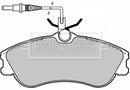 Borg & Beck Brake Pad Set -  BBP1601 fits Cit Ber/Xsara Peu 306 96-