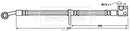 Borg & Beck Brake Hose Part No -BBH7789