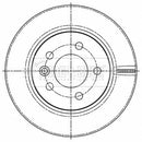Borg & Beck Brake Disc Pair  - BBD5509 fits Amarok, Crafter (1LA) 2.0 TDi 10/16-