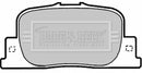 Borg & Beck Rear Brake Pad Set - BBP1878 fits Toyota Camry 01-