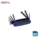 CARLYLE HAND TOOLS HKFMS9 8 PC SHORT FOLDING HEX KEY SET METRIC * (6141325738137)